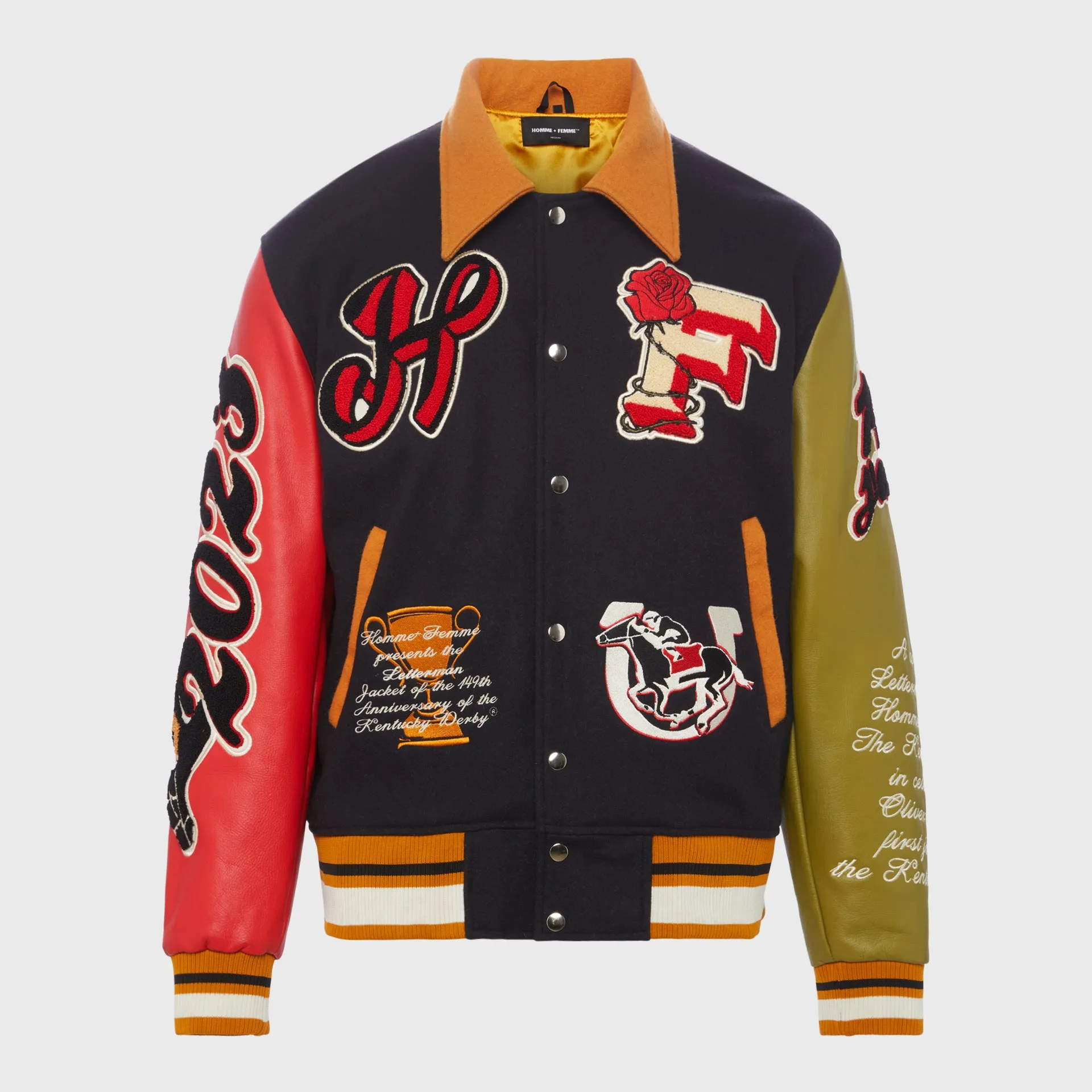 149 Letterman Jacket Black