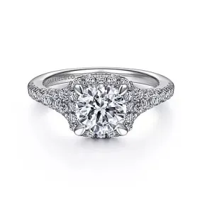 14KW Semi-Mount Diamond Engagement Ring w/ 0.67 ctw, Size 6.5