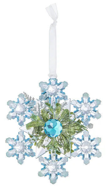 5" Iced Snowflake Ornament (sold individually)