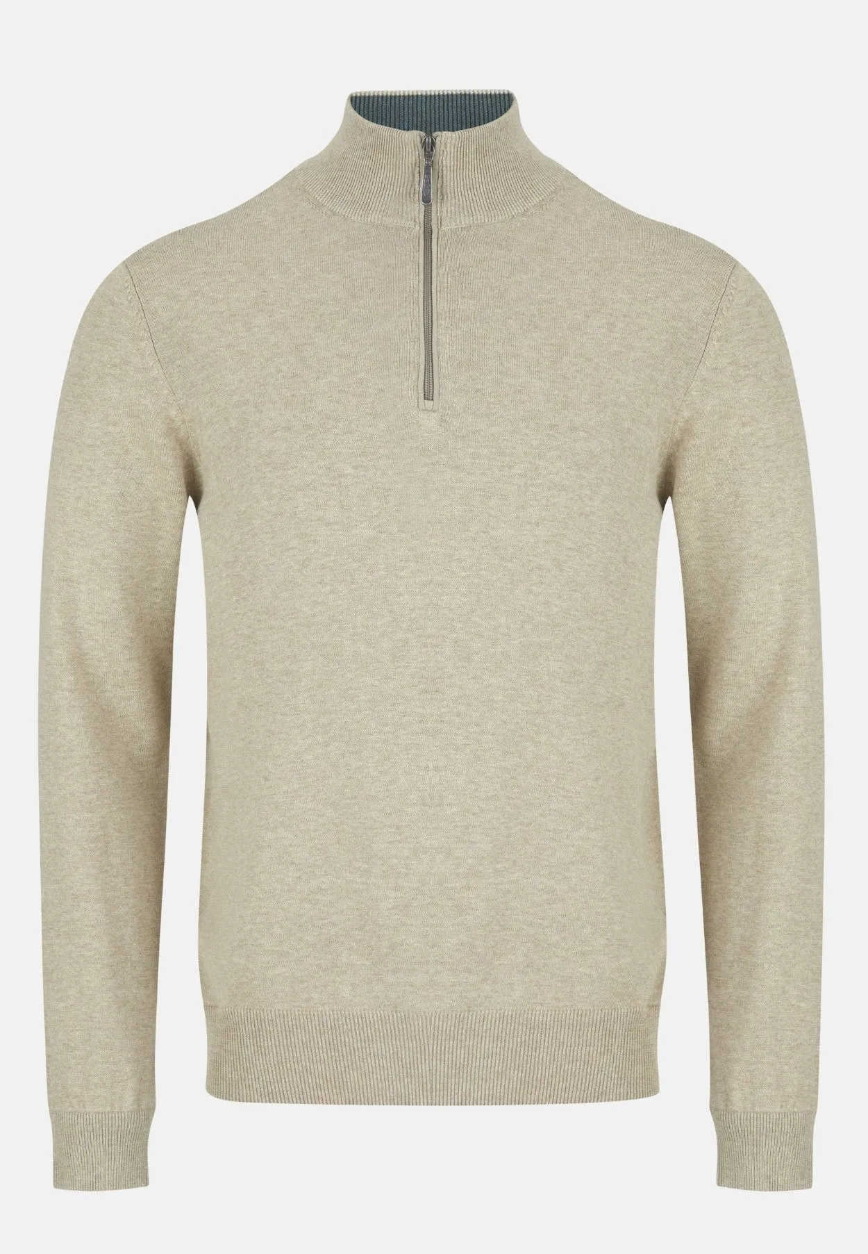 6th Sense Harry Half Zip Sweater - Pussy Willow