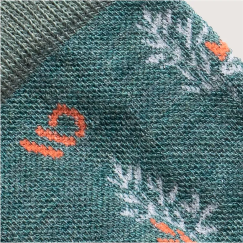 9503 Foliage Lightweight Micro Crew Sock by Wide Open Socks