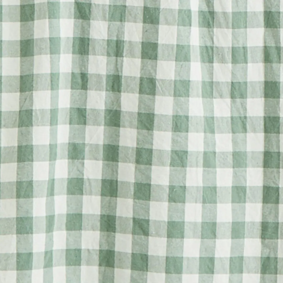 Abinaya Picnic Check Shirt - Green