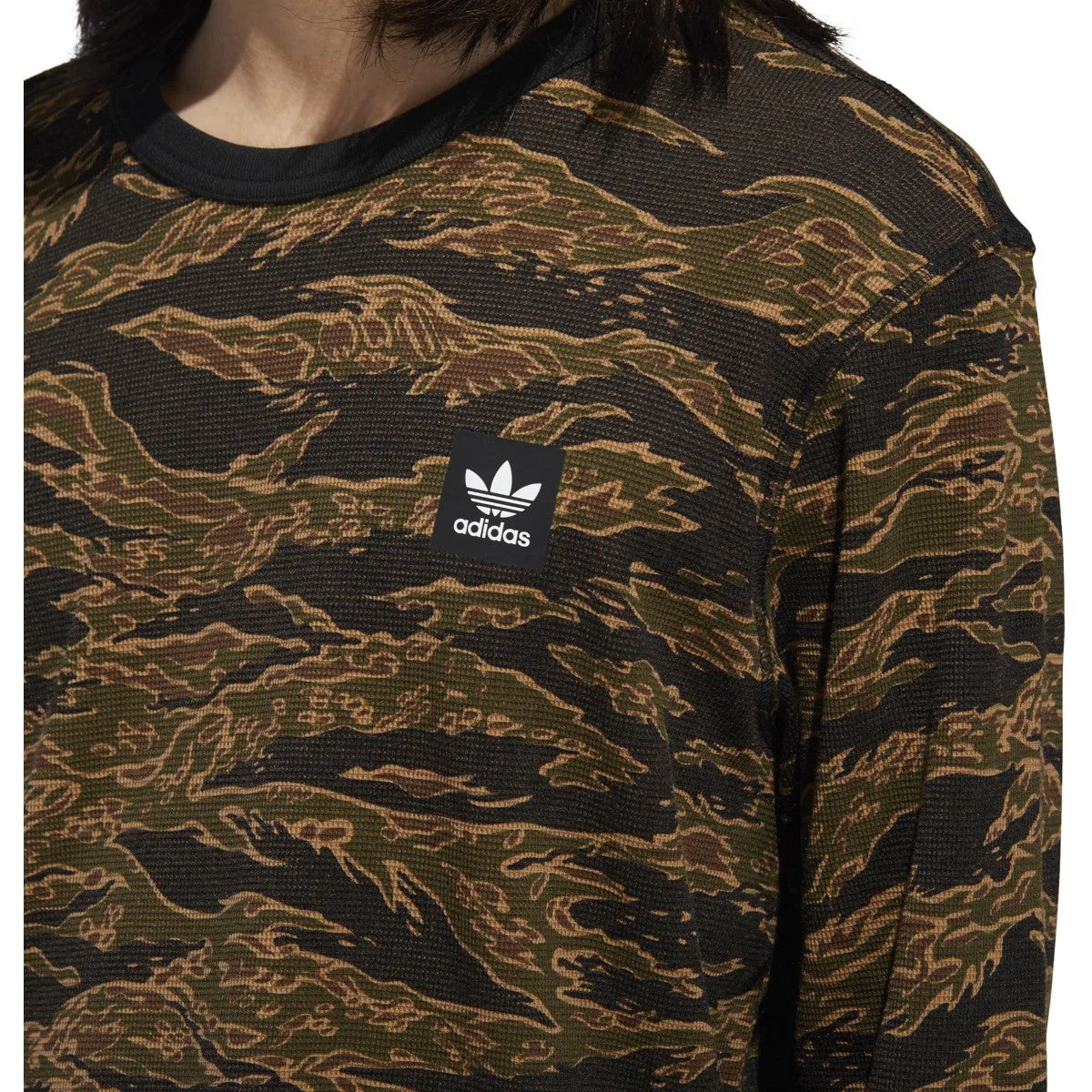 Adidas Men's Originals Camouflage Thermal Tee Camo Print