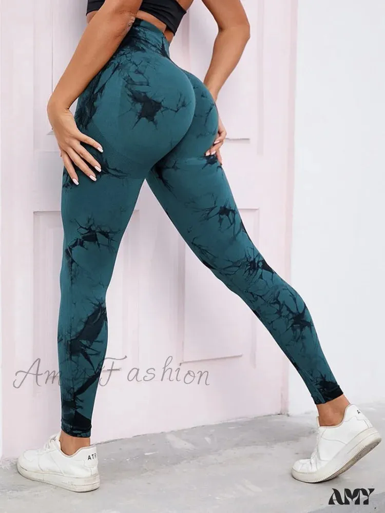 Amy Fashion - Tights High Waist Trousers Workout Sports Clothes