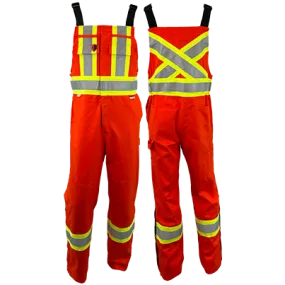 Atlas Guardian® FR/AR Bibs w/4" Contrast Striping by Atlas Workwear - Style 3074OR