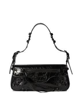 BALENCIAGA Chic Mini Lamb Leather Shoulder Bag