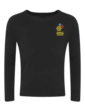 Barbara Priestman Academy Black V-Neck Jumper