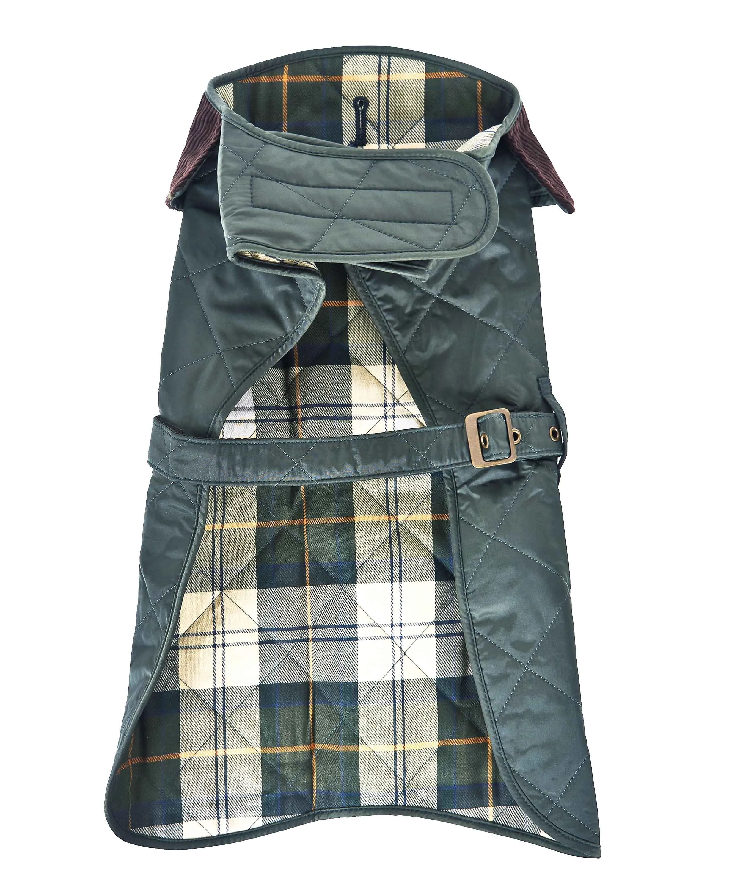 Barbour Quilted Dog Coat - Olive Green