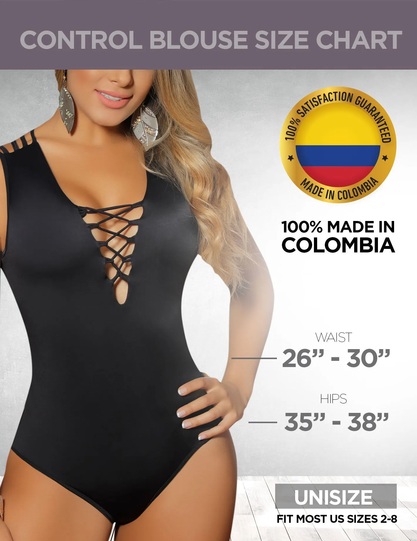 Bodysuit Shaper Blusa Faja  Penélope