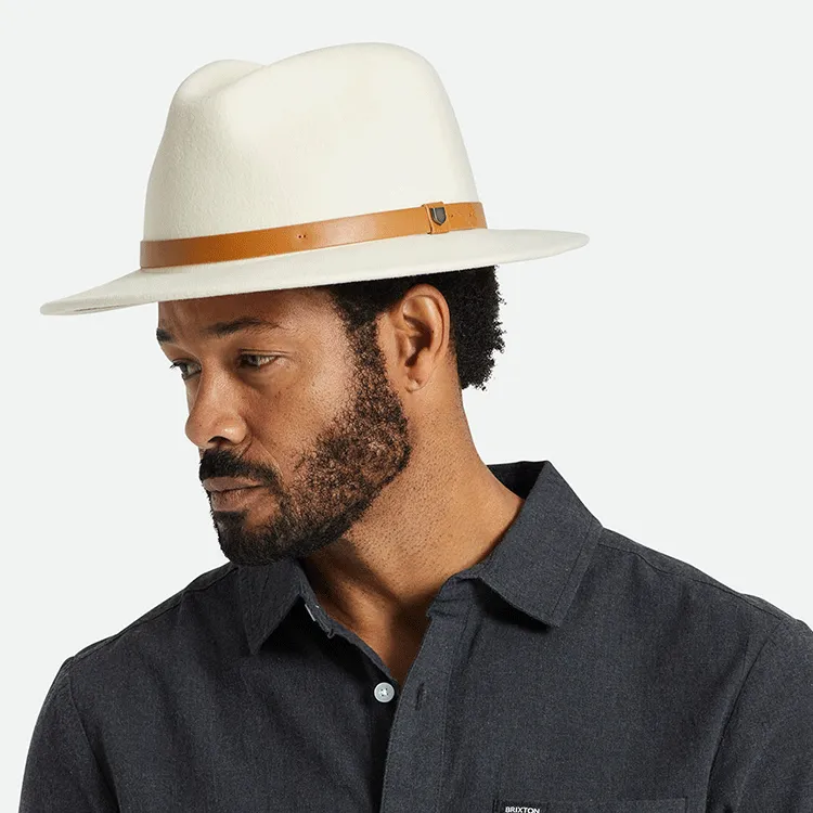 Brixton Messer Fedora - Whitecap