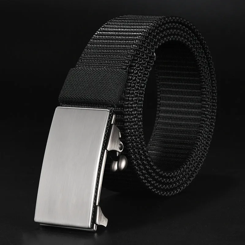 Buckle Belt Nylon Canvas Belt Outdoor Leisure Breathable Belt