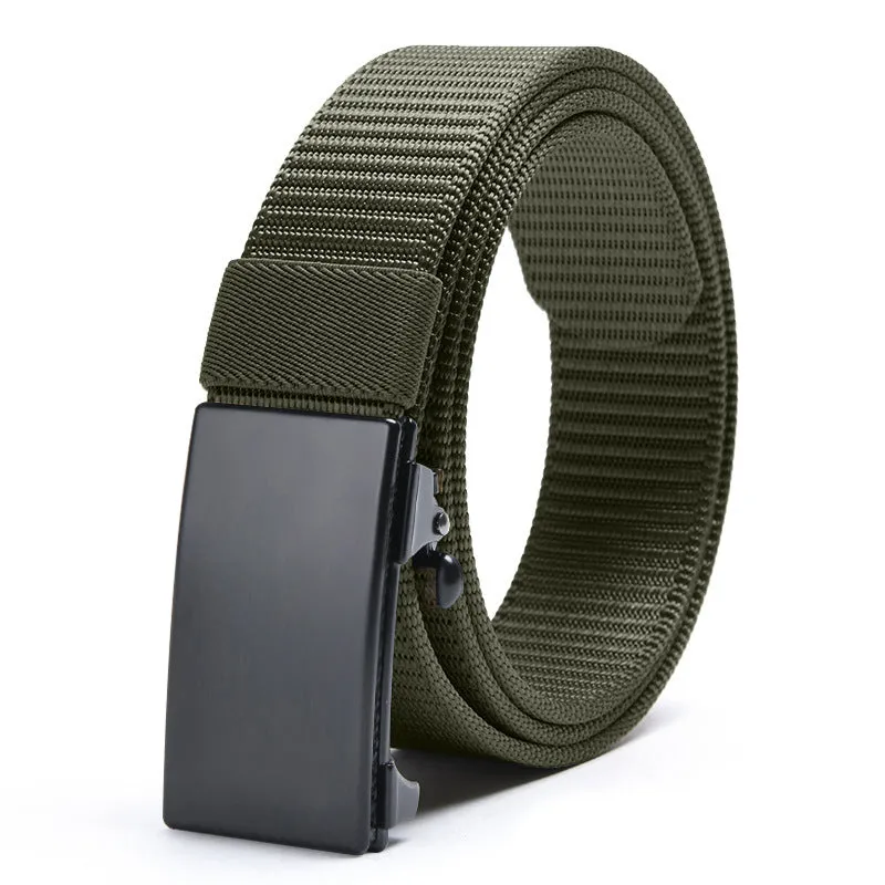 Buckle Belt Nylon Canvas Belt Outdoor Leisure Breathable Belt