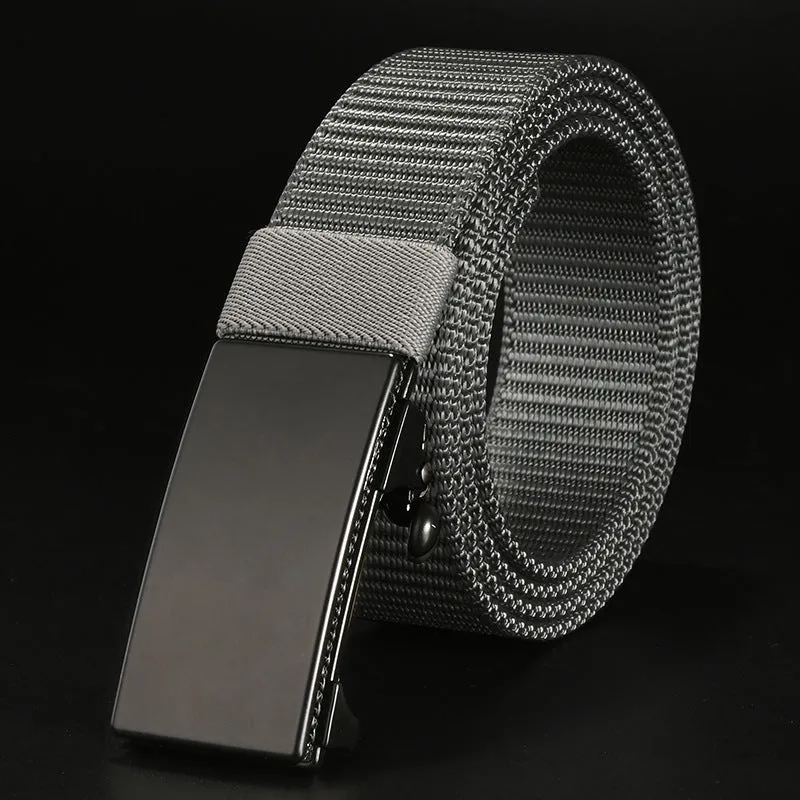 Buckle Belt Nylon Canvas Belt Outdoor Leisure Breathable Belt