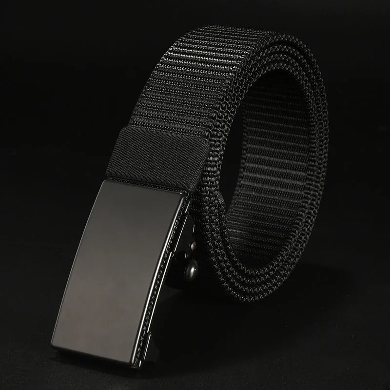 Buckle Belt Nylon Canvas Belt Outdoor Leisure Breathable Belt