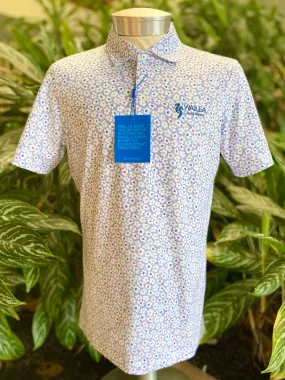 Bugatchi Miles Floral Print Ooohcotton Golf Polo