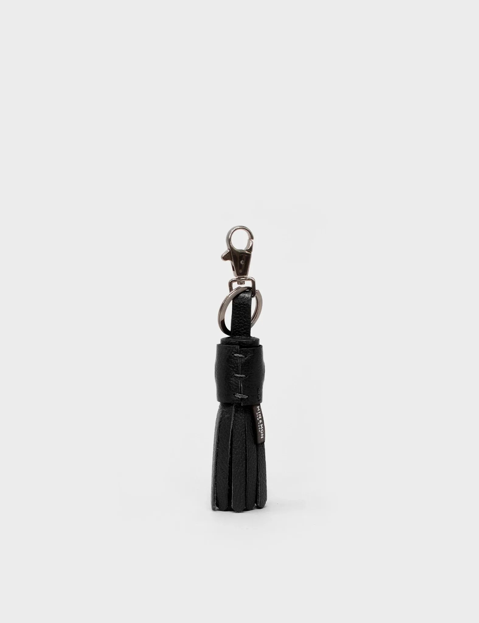 Callie Marie Hue Charm - Black Leather Keychain