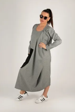 CARMELA Plaid Fall Winter Dress