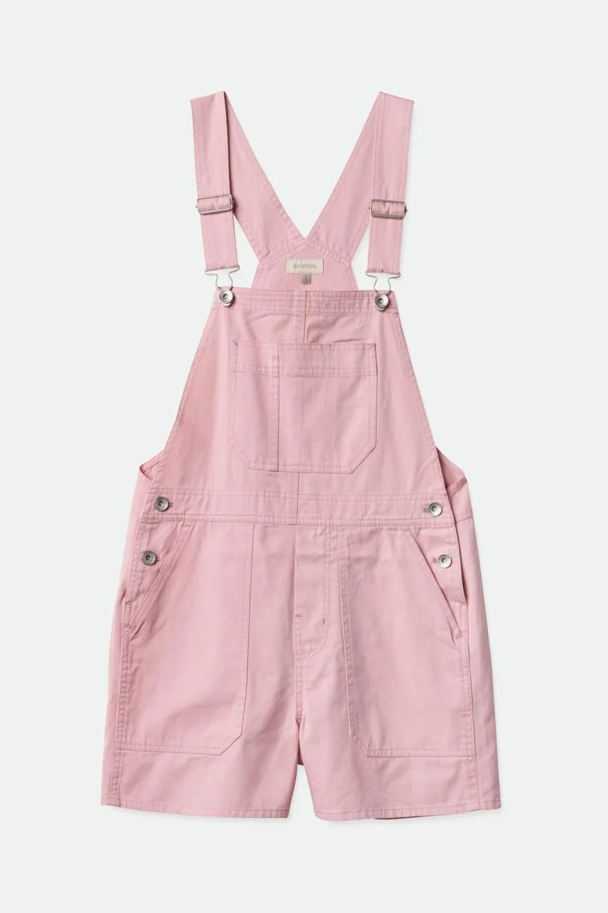 Christina Short Overall - Pink Nectar