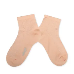 Collegien Antoinette - Lightweight Pointelle Socks - Sorbet