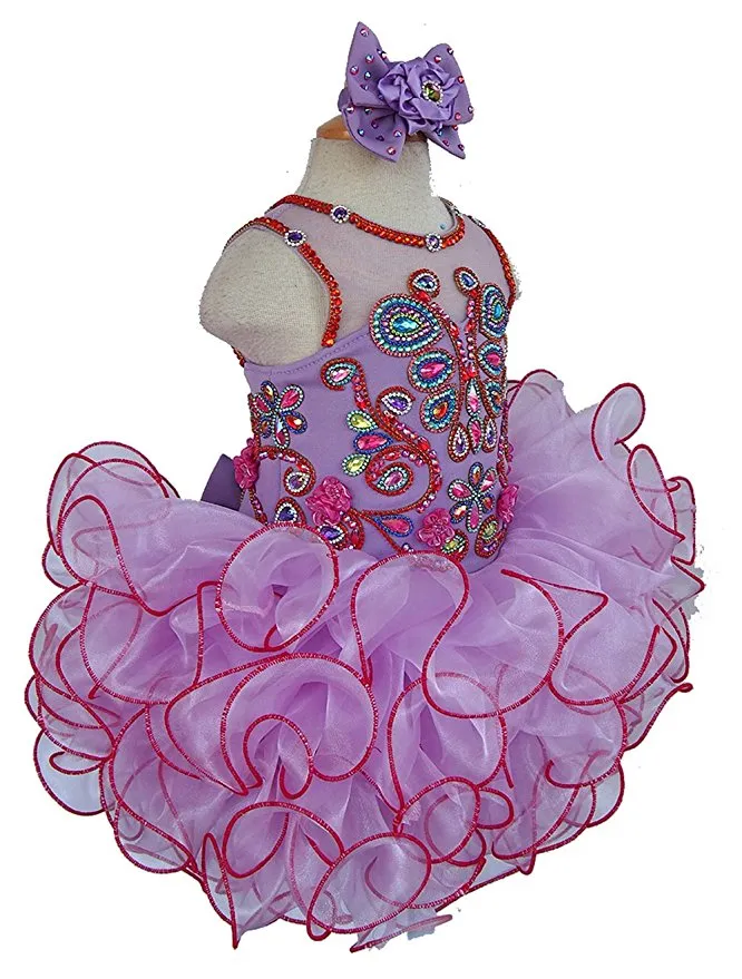 Custom Made Toddler/Little Girl/Stunning Cupcake Pageant Dress