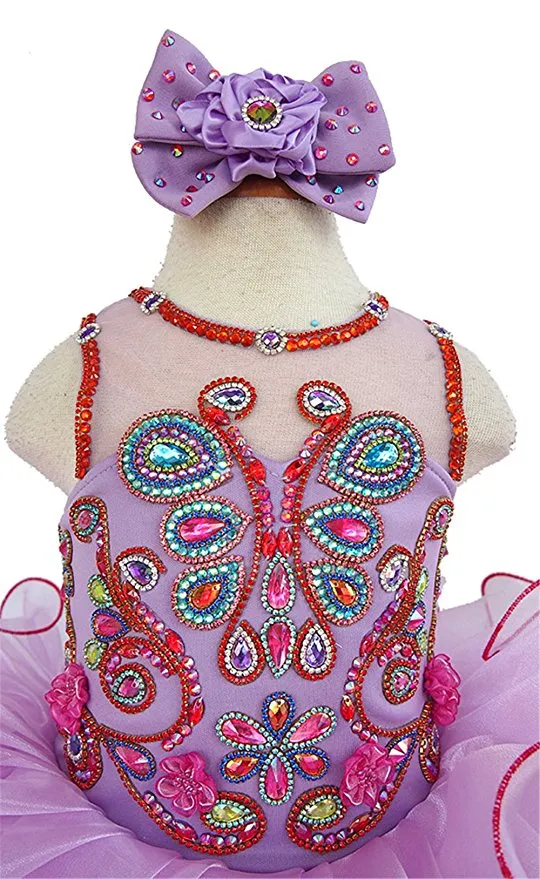 Custom Made Toddler/Little Girl/Stunning Cupcake Pageant Dress