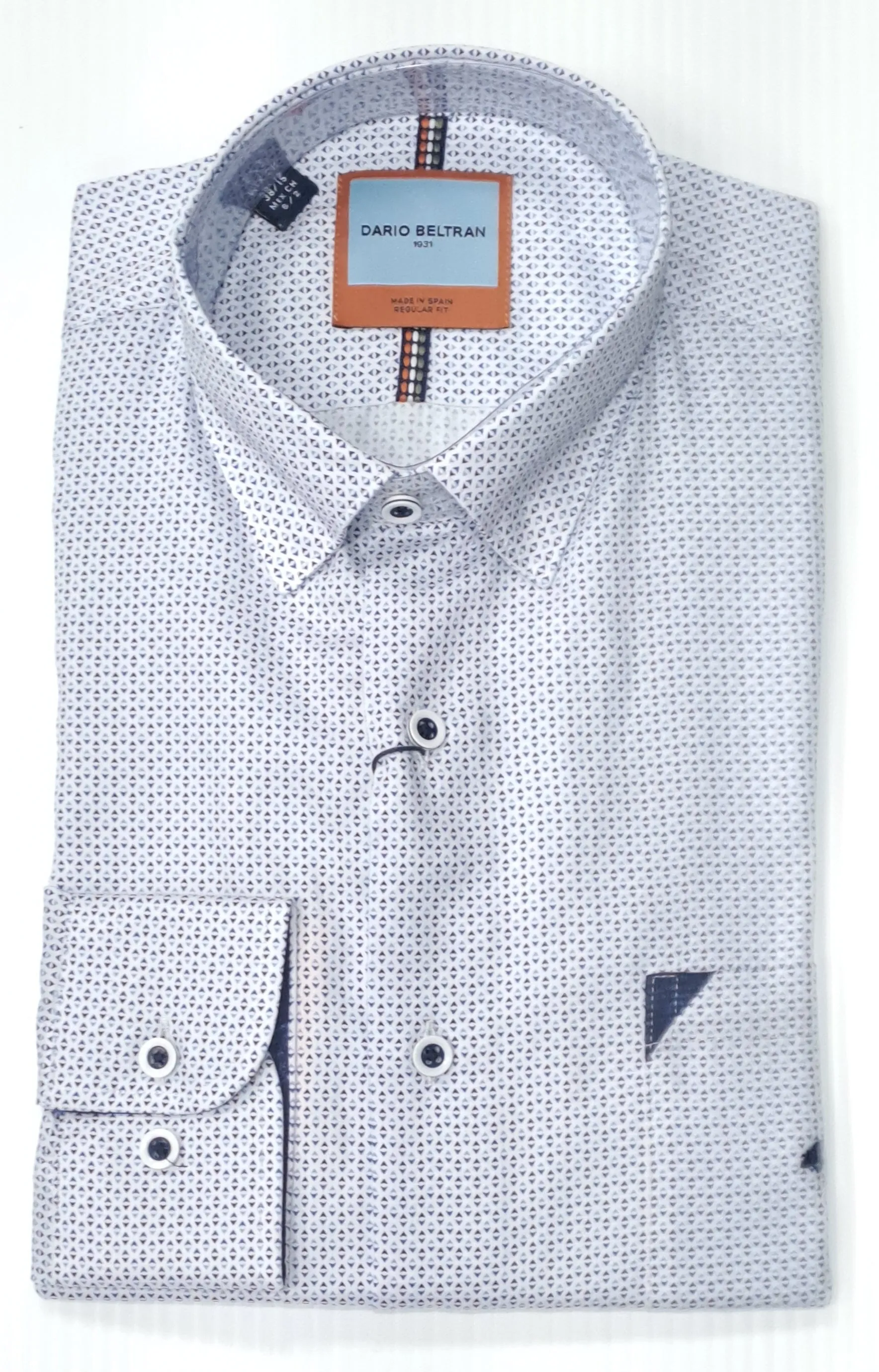 Dario Beltran Arganza Long Sleeve Shirt 272 - Blue