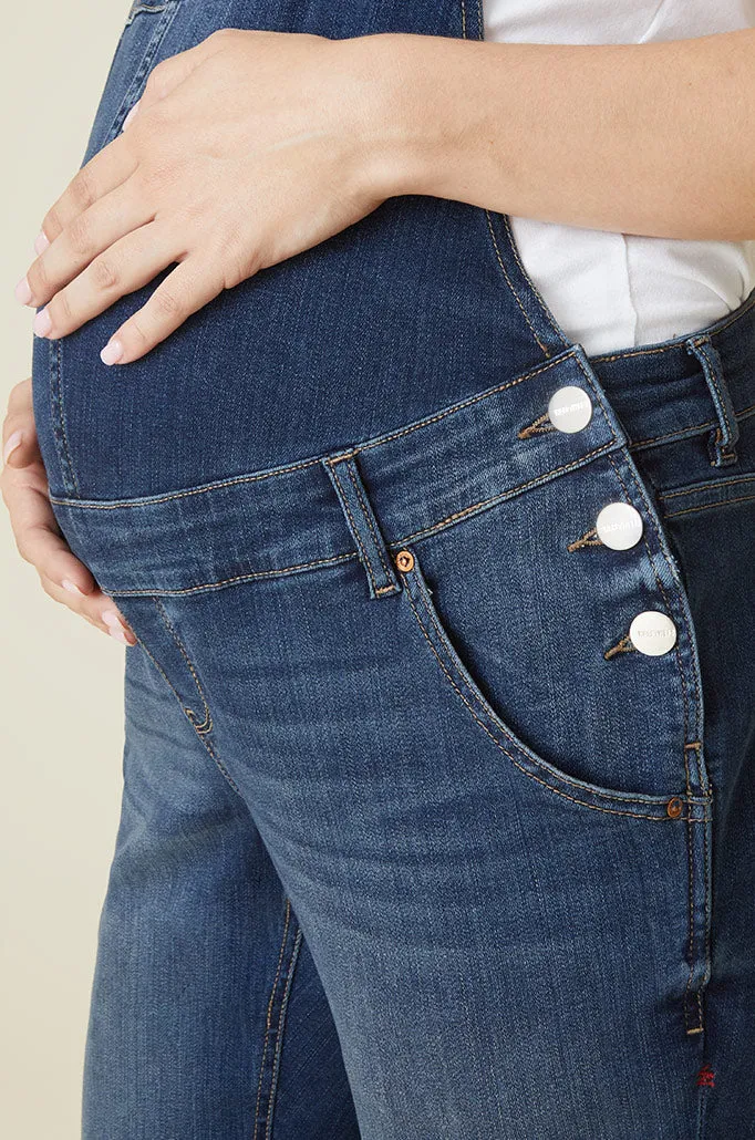 DFW MATERNITY - DENIM OVERALL | MARTINE