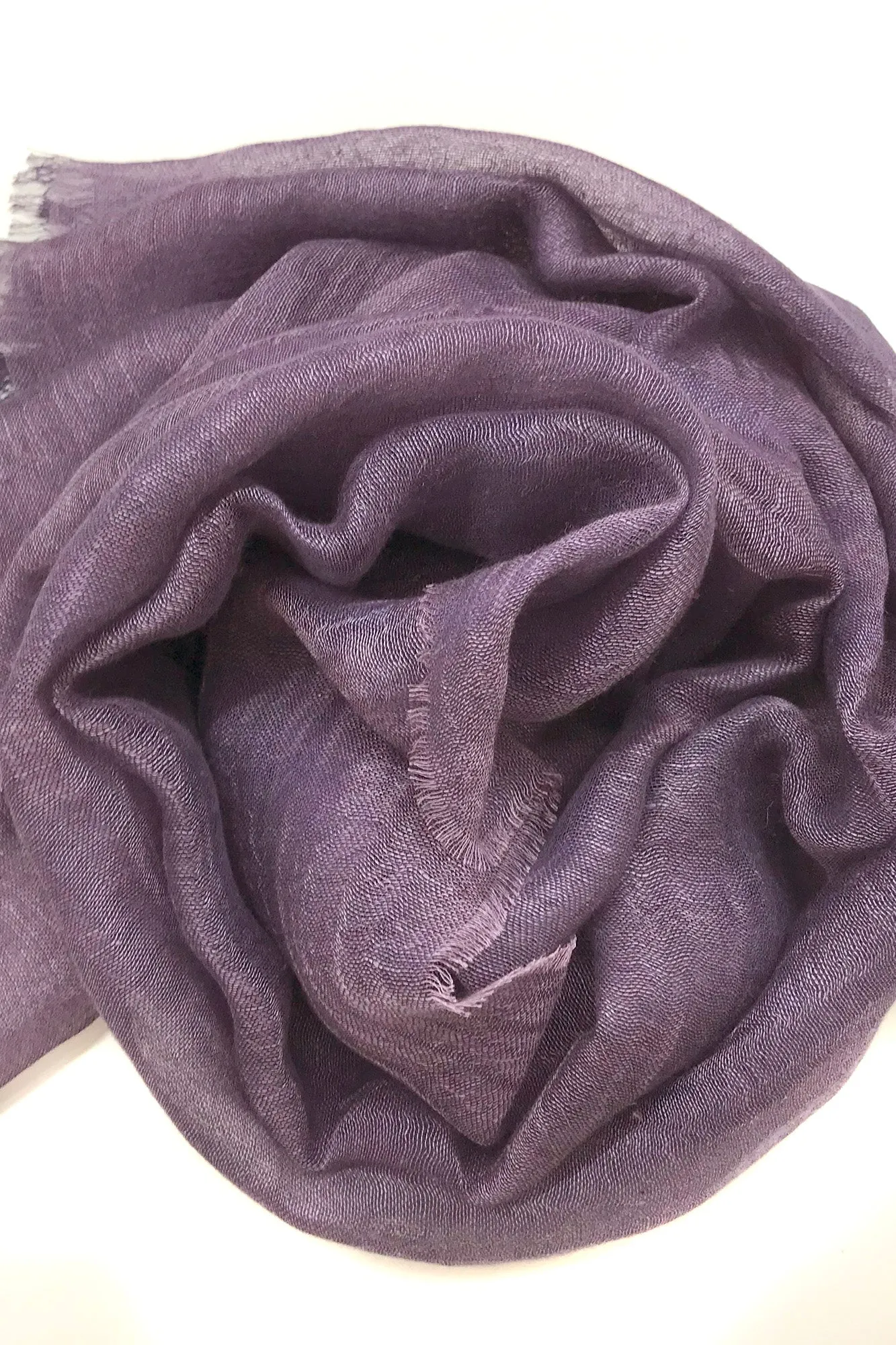 Dusty Lavender Silk Linen Cashmere Scarf