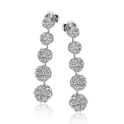 Earrings in 18k Gold with Diamonds