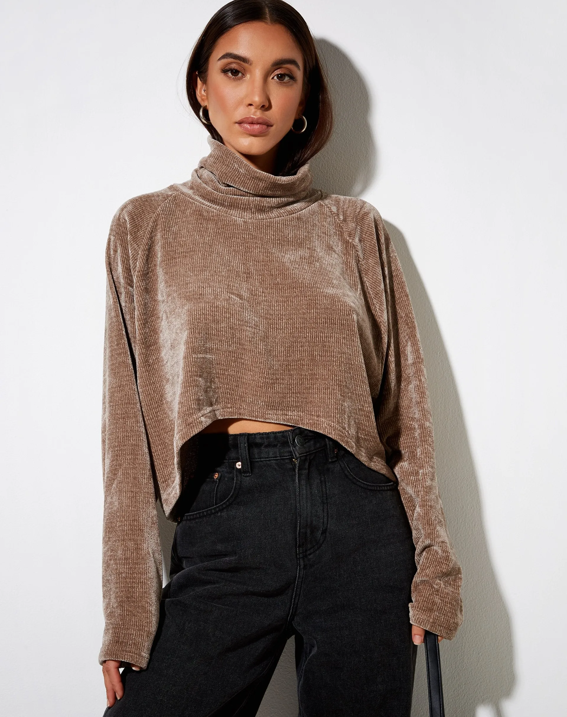 Evie Jumper in Chenille Brown