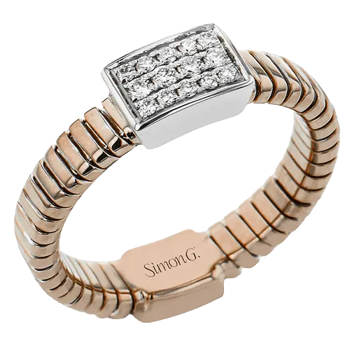 Fashion Ring In 18k Gold With Diamonds