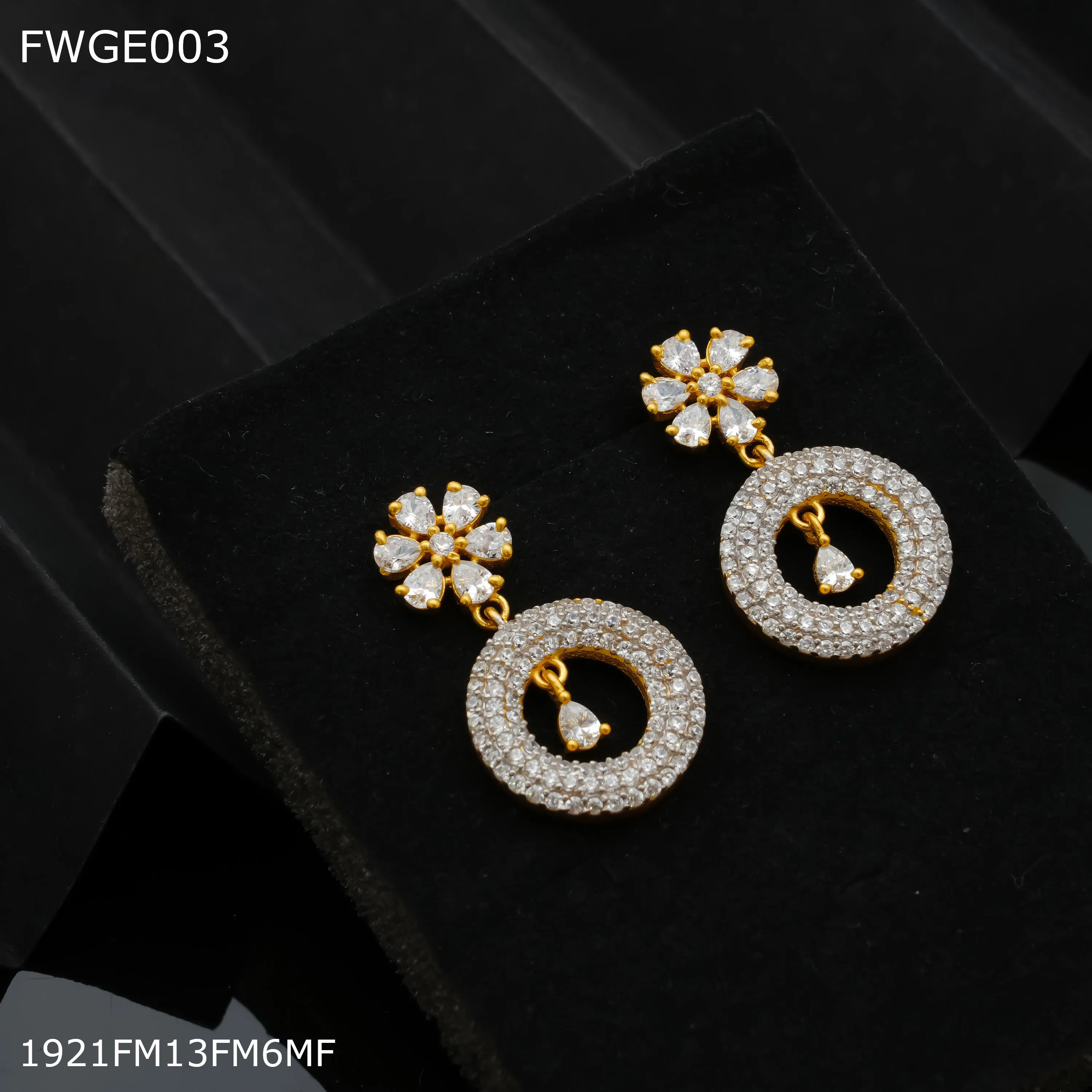 Freemen AD gold plated Earring for women - FWGE003