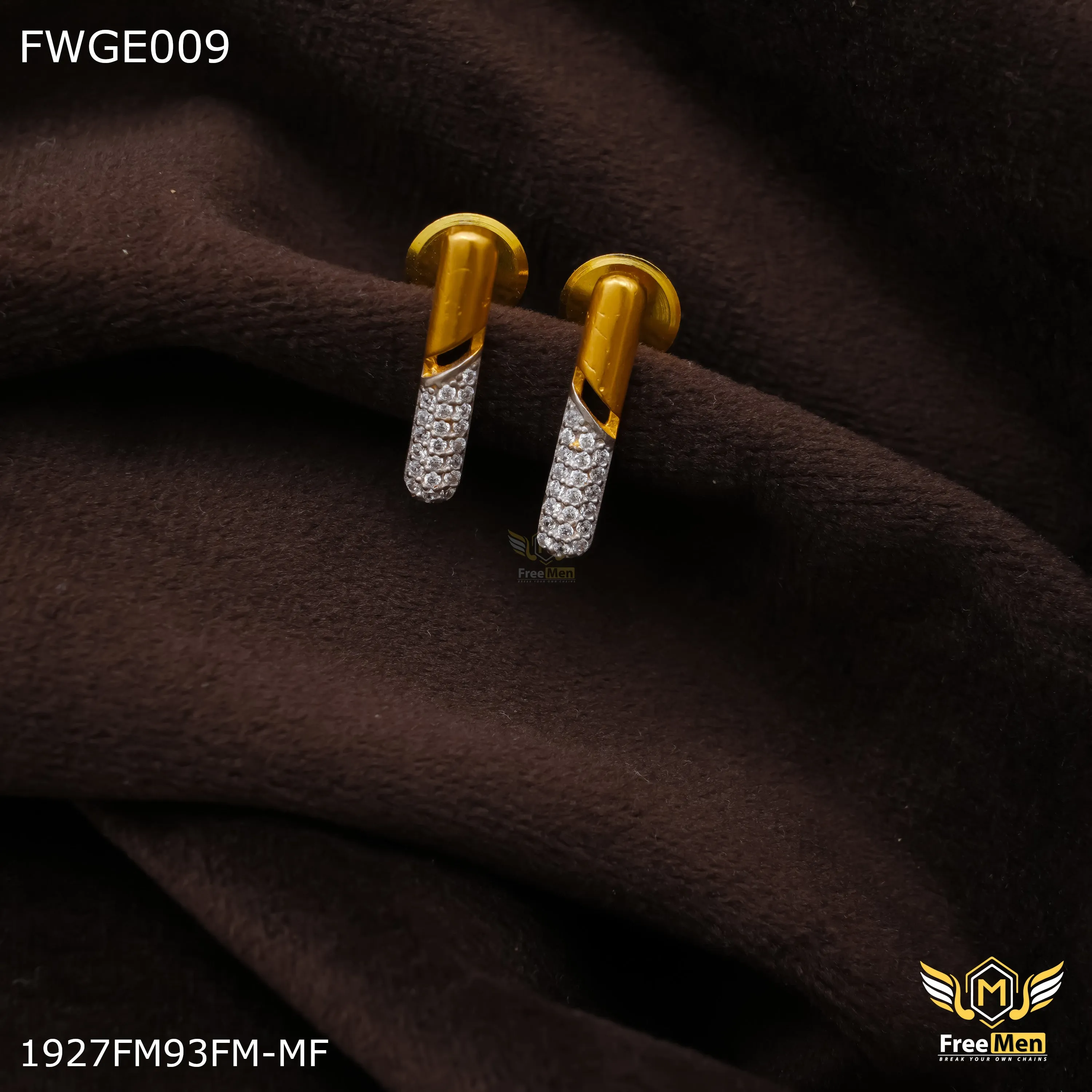 Freemen AD gold plated Earring for women - FWGE009