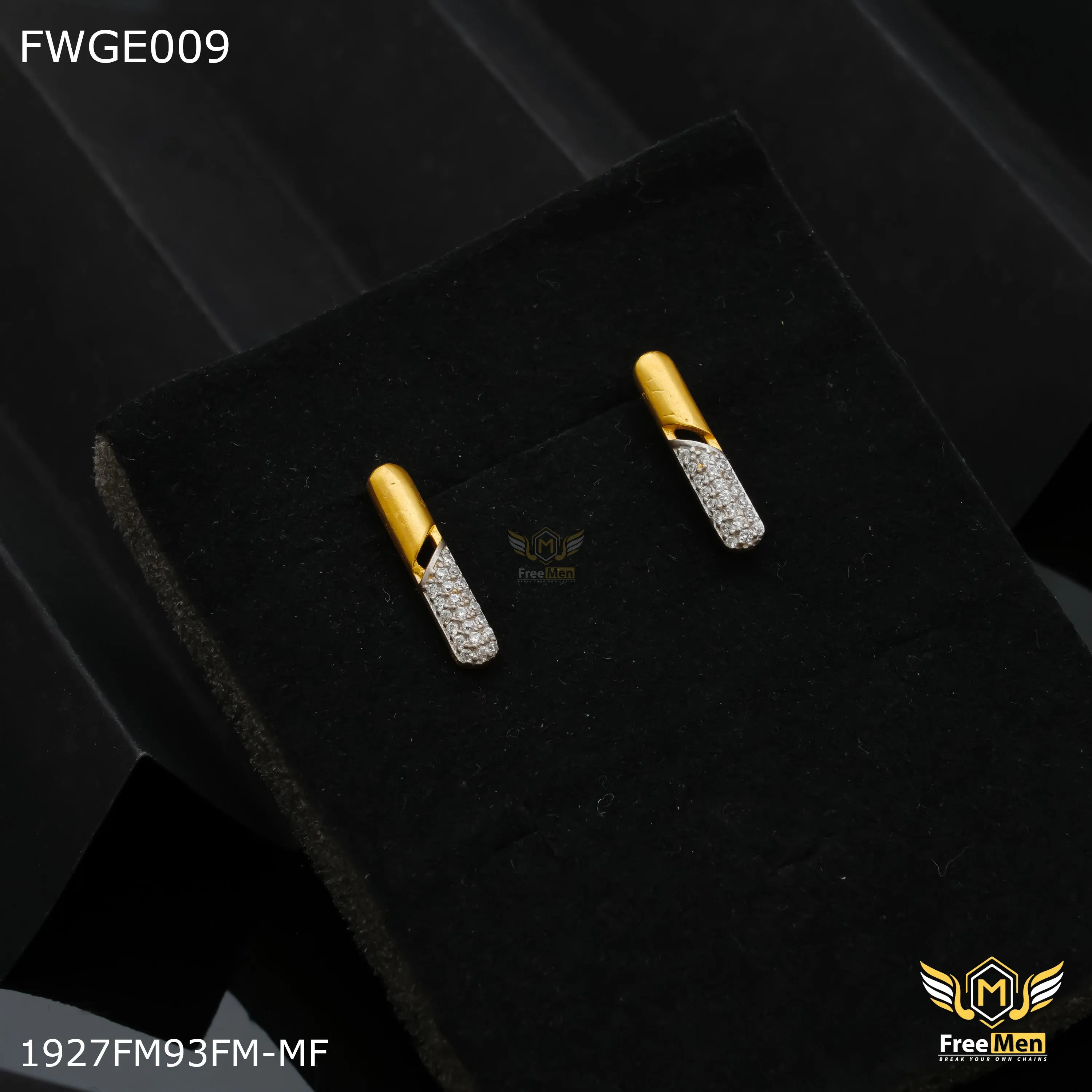 Freemen AD gold plated Earring for women - FWGE009