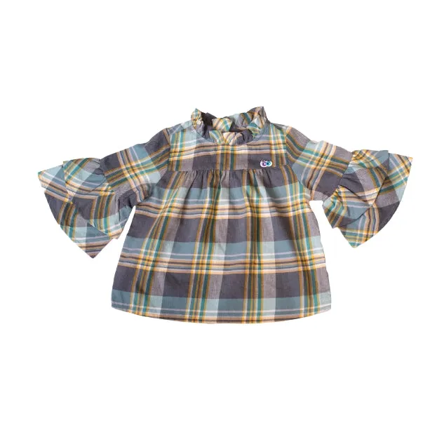 Girls Gusty Plaid Top