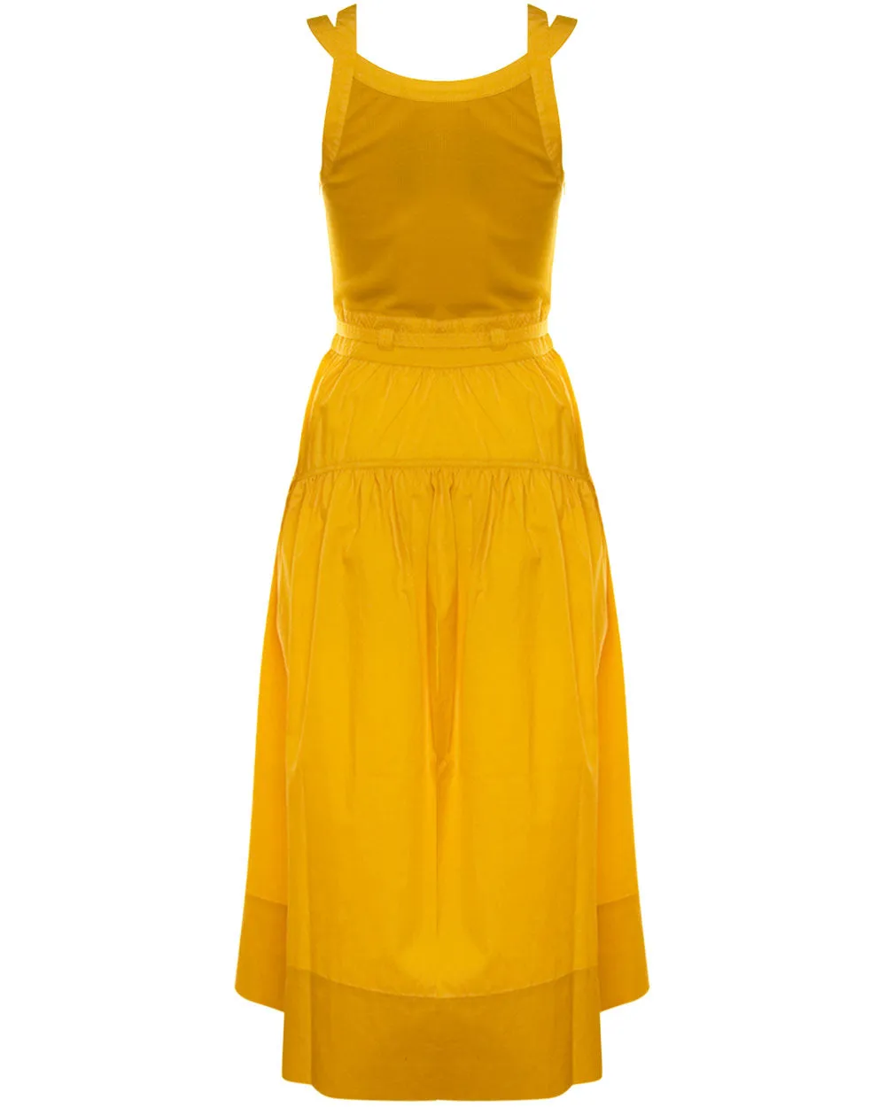 Golden Rod Lilith Midi Dress