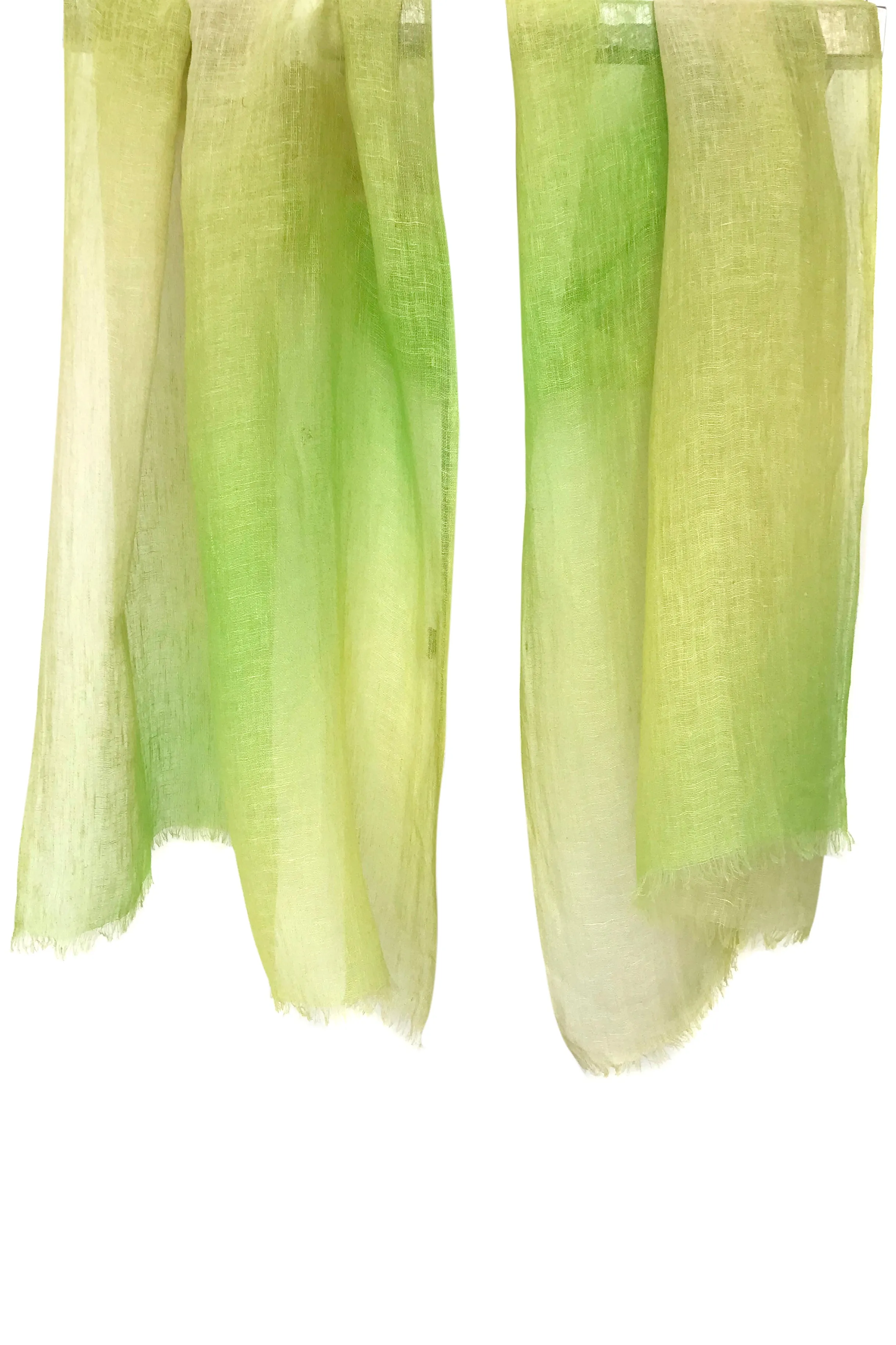 Green Ombre Cashmere Scarf