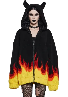 Hellfire Event Hooded Sherpa Jacket