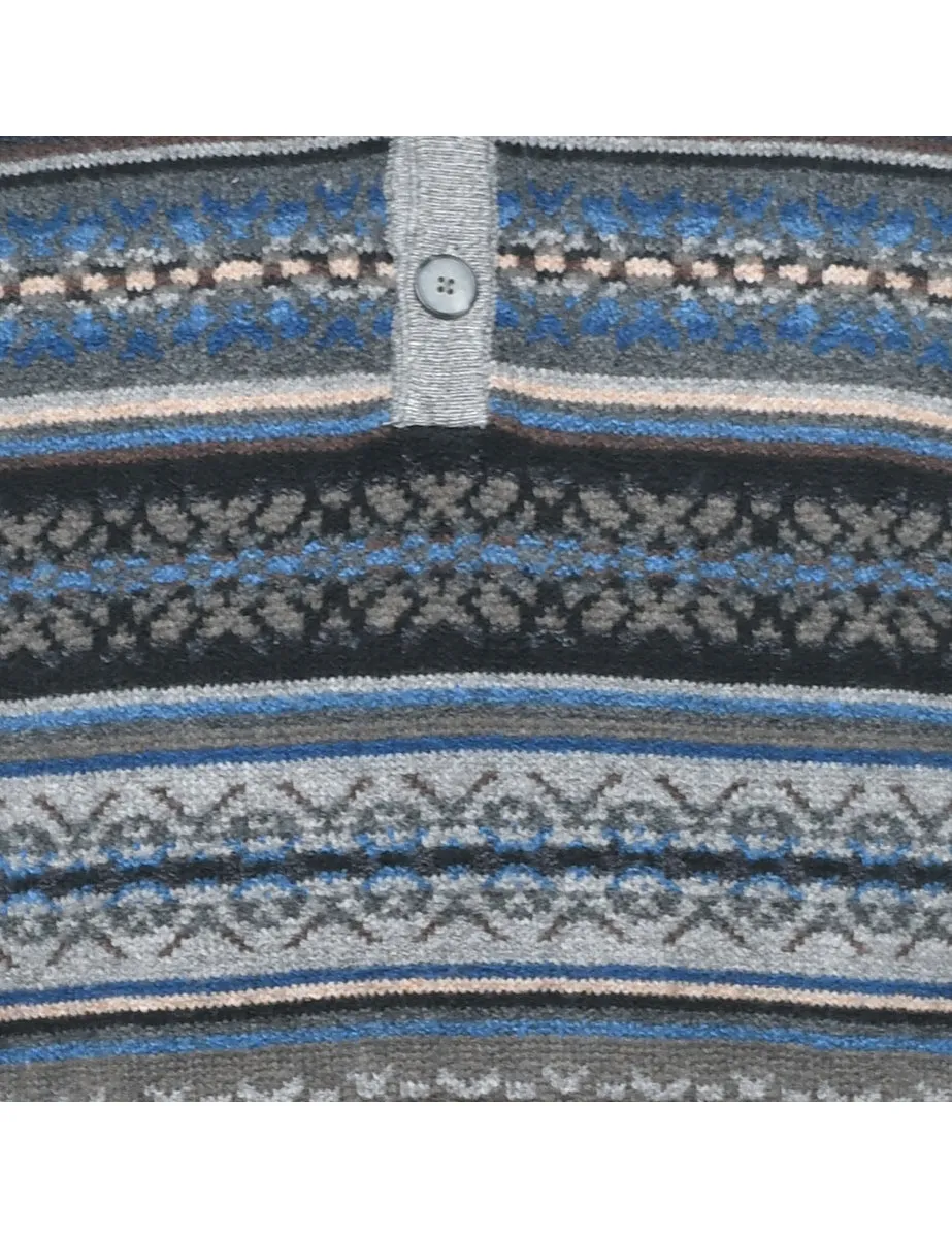 High Neck Nordic Jumper - M