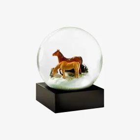 Horses Snow Globe