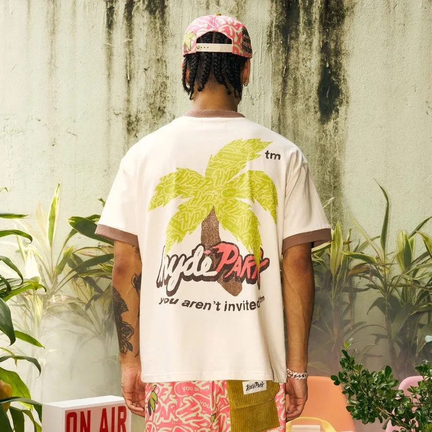 Hyde Park Paradise Park Ringer Tee (Watermelon)