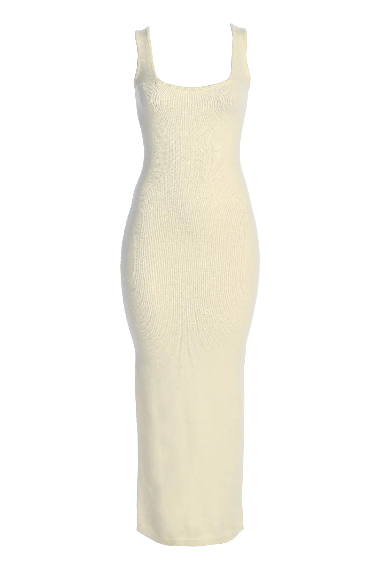 Ivory Karolina Knit Maxi Dress