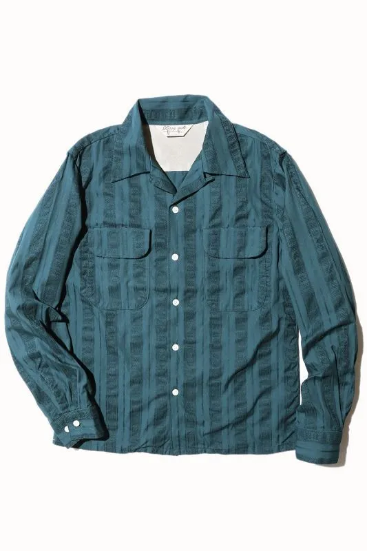 JELADO Westcoast shirt(ウエストコーストシャツ) Karami Weave(カラミ織り) River Green【SG41150】