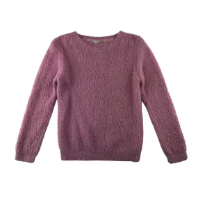 John Lewis jumper 9 years pink fluffy long sleeve pullover