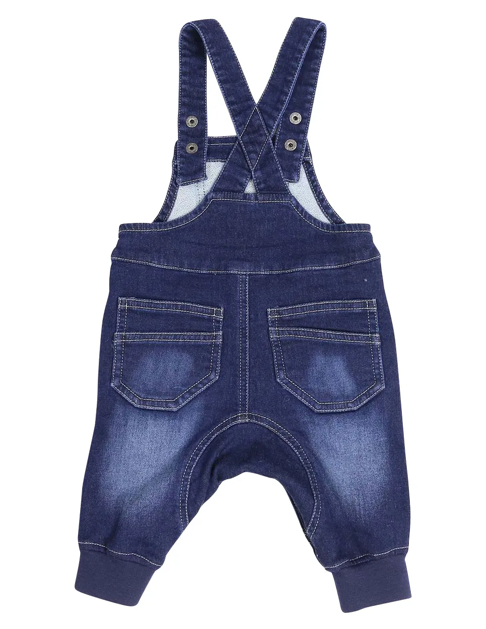 KORANGO Tiger Denim Knit Overall in Dark