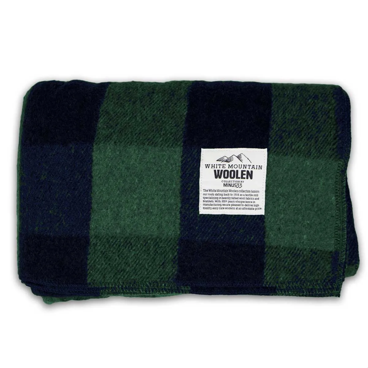 M33 - Camp Throw Blanket White Mountain Woolen