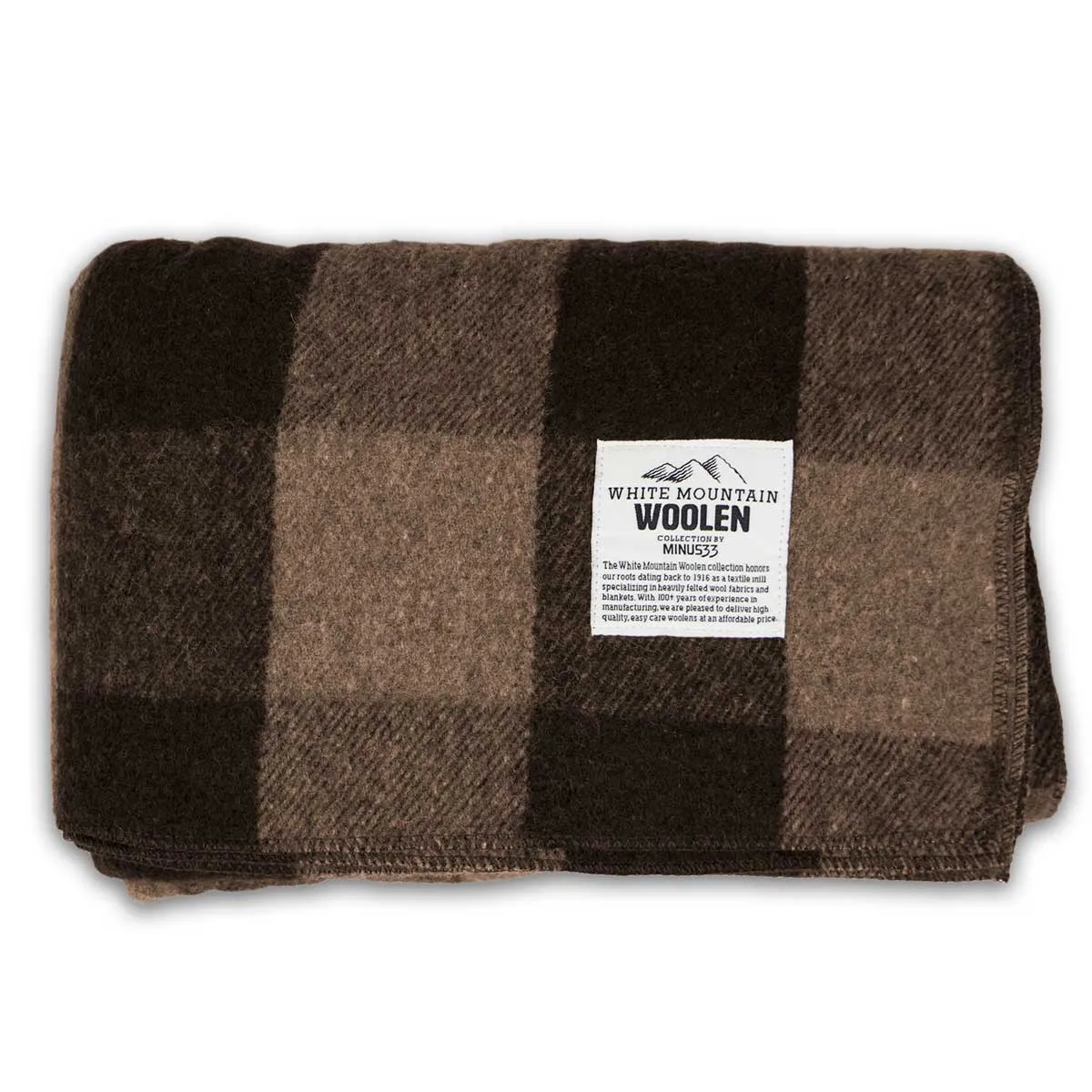 M33 - Camp Throw Blanket White Mountain Woolen