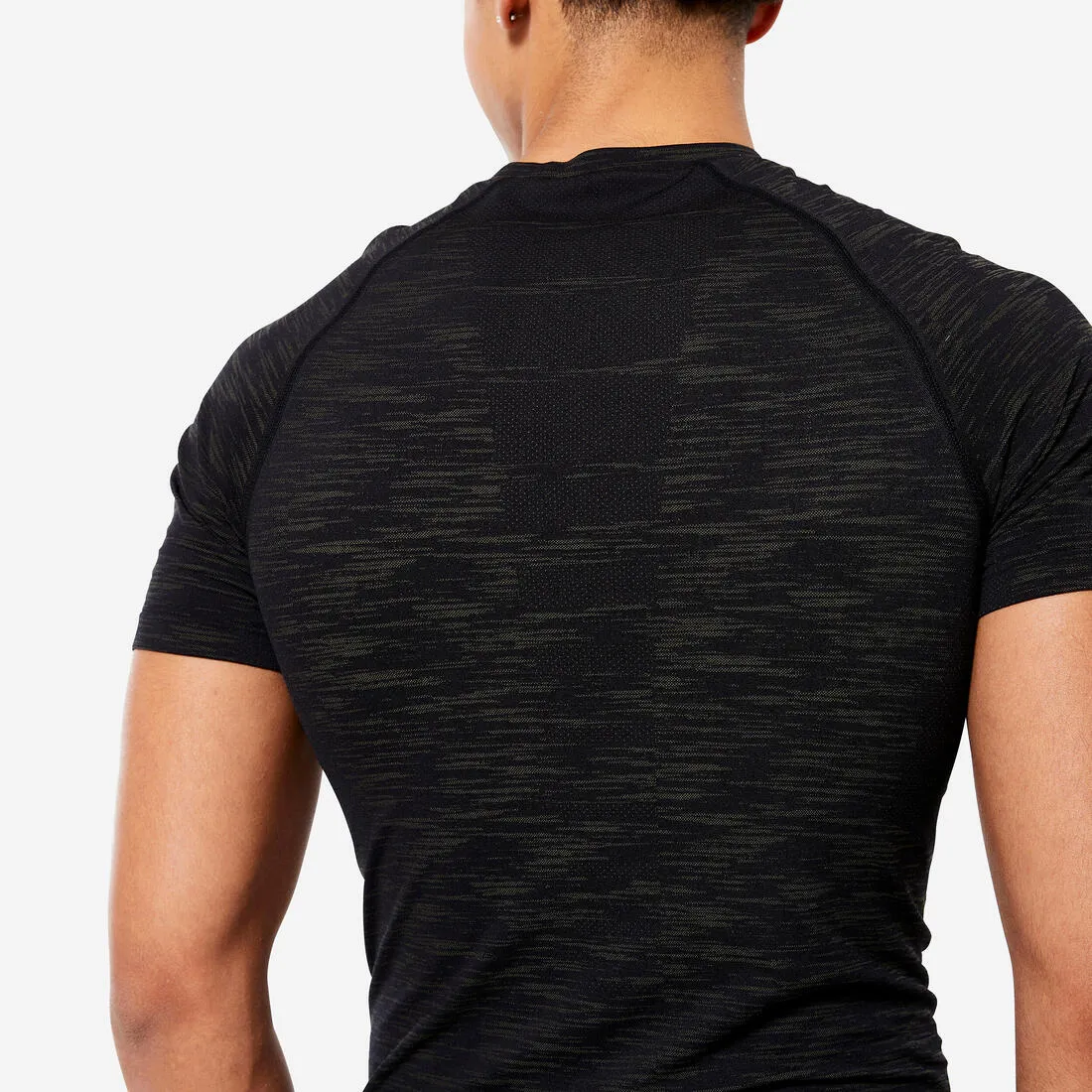 Men's Breathable Short-Sleeved Crew Neck Weight Training Compression T-Shirt