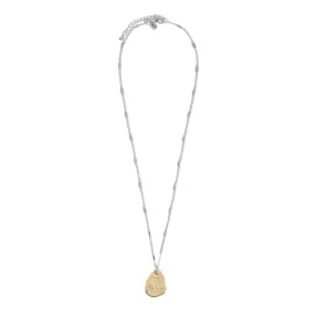 'Mindfulness' Affirmation Discs Necklace | Silver, Gold & Rose Gold Plated