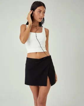 MOTEL X JACQUIE Sarko Mini Skirt in Black